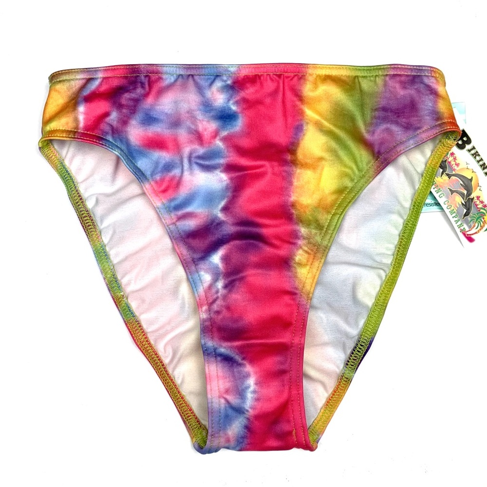 Vintage Deadstock BNWT Bikini Bay Rainbow Bottom